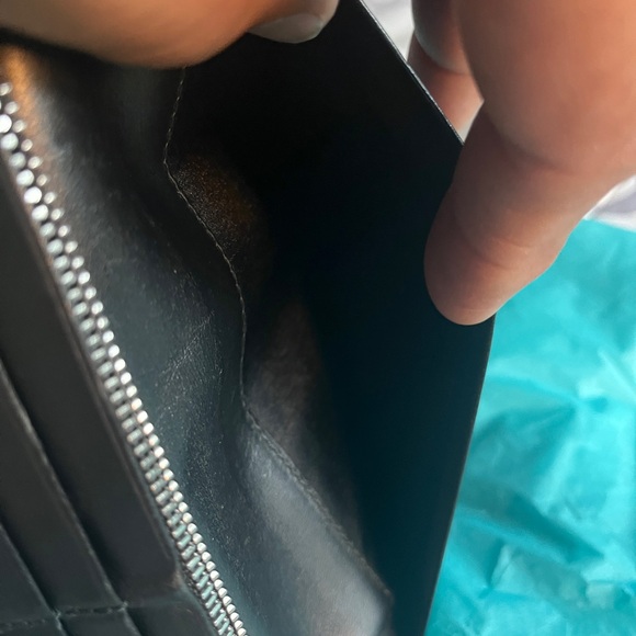 Authentic LOEWE Long Horizontal Navy Blue Leather Wallet - PreLoved - Picture 9 of 11